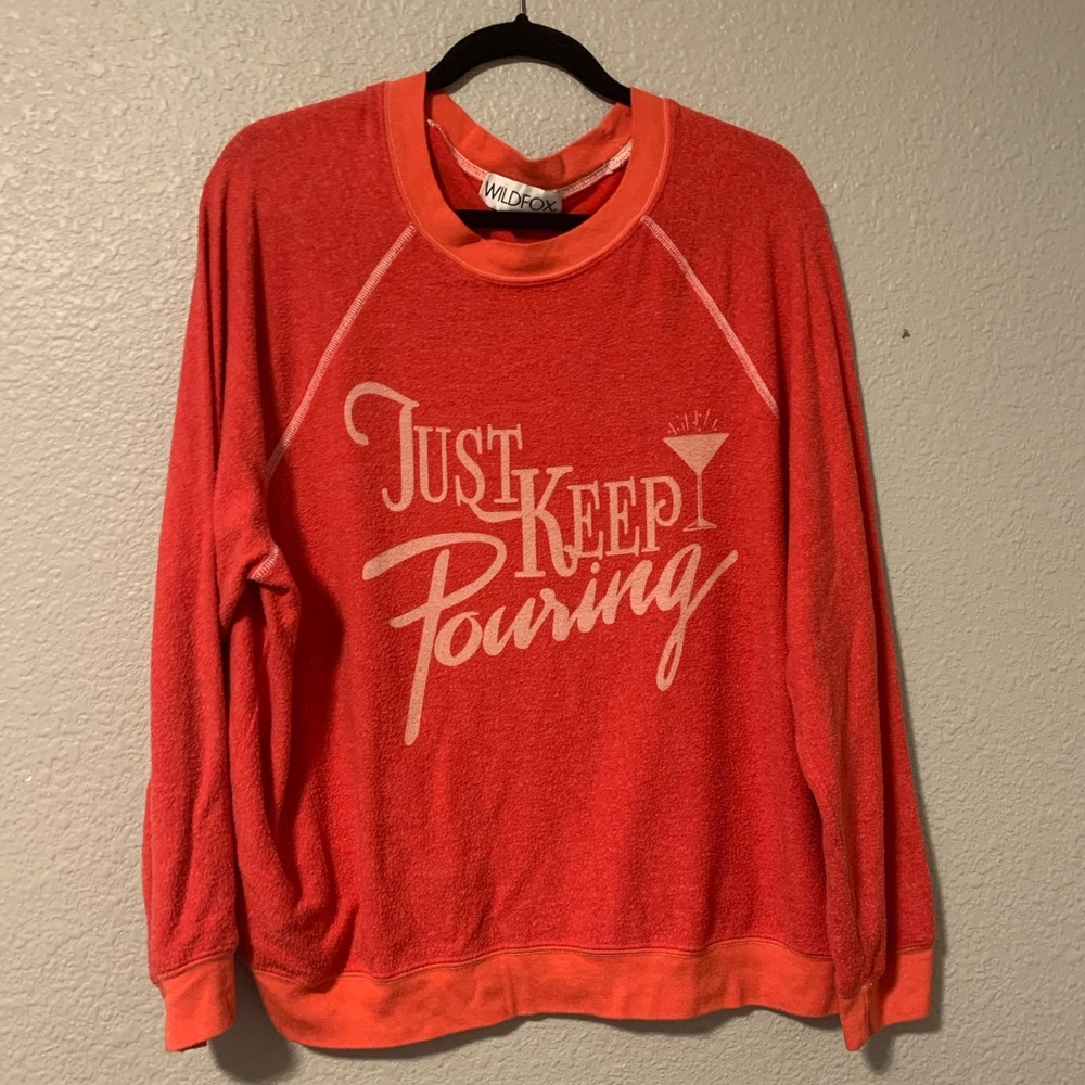 Wildfox Sweatshirt - Just Keep Pouring
